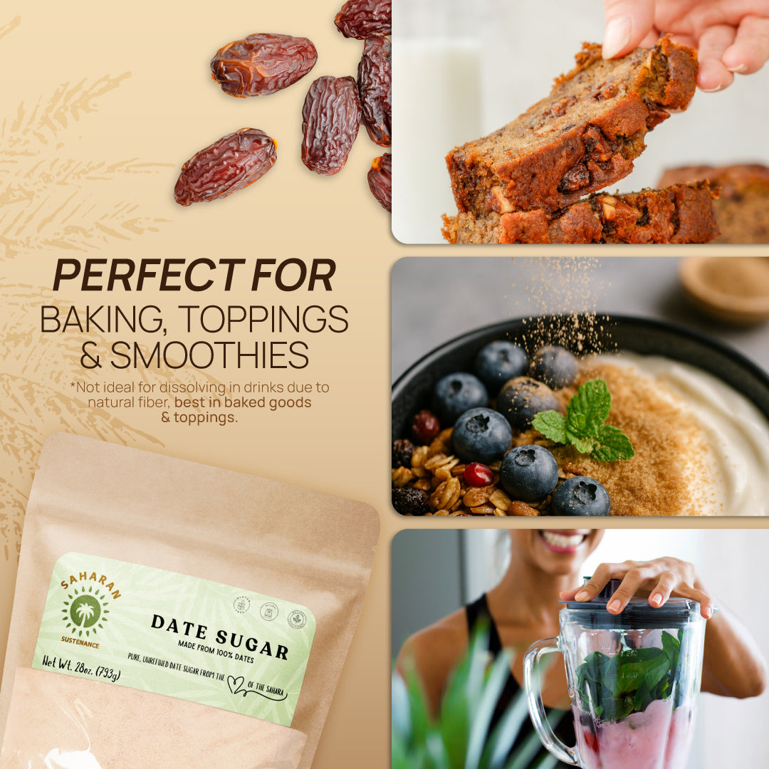 Date Sugar 28oz - 2 pack