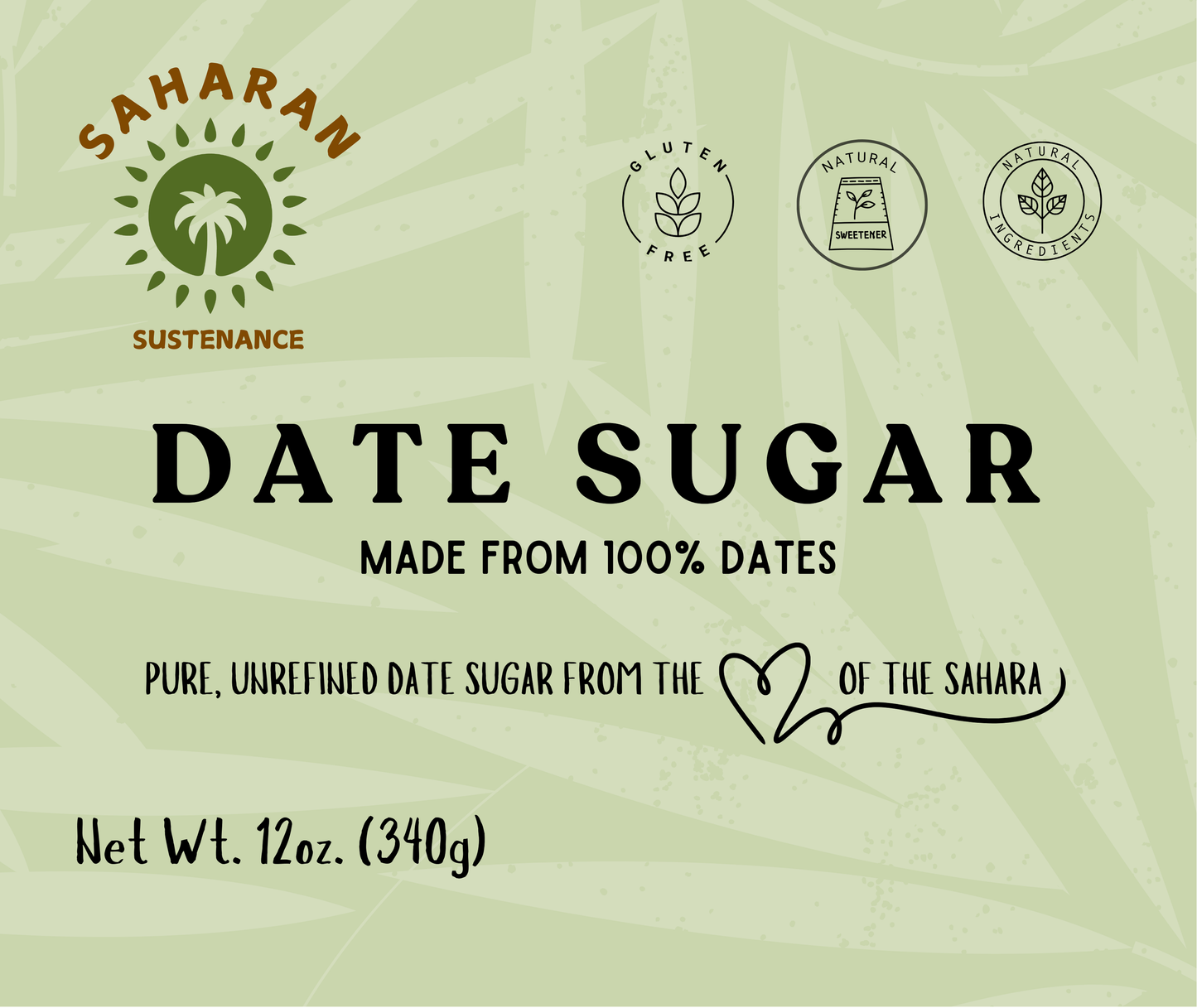 Date Sugar 12 oz (22 units)